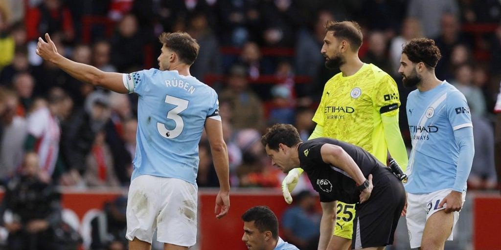 Rodri, después del sufrimiento de una nueva lesión y lágrimas en lágrimas, fue e...