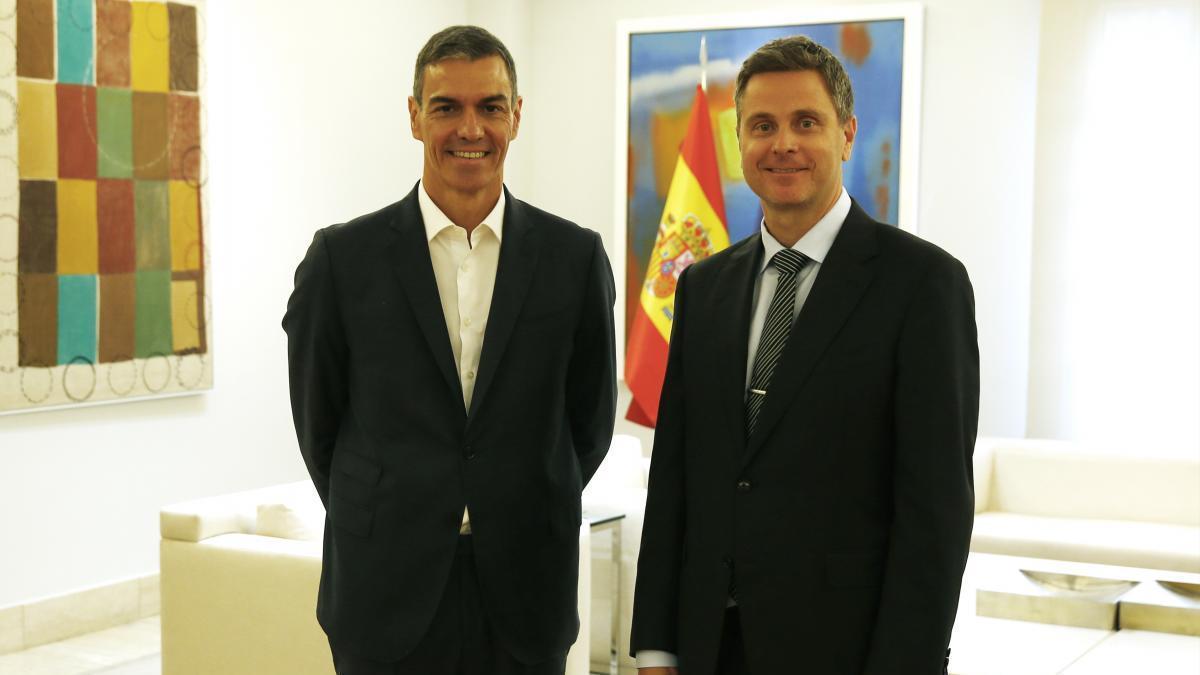 Sánchez meets with Roche's CEO and celebrates agreement with Rovi to develop diabetes drug