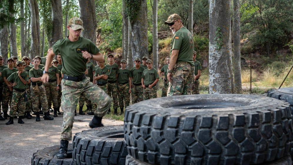Los jóvenes campamentos militares estaban repartidos por todo el reino español.