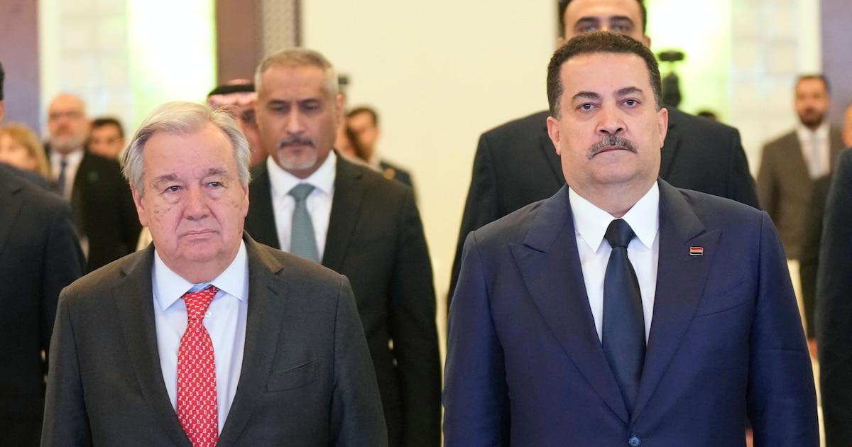 António Guterres encabezó el cierre de la misión de la ONU en Irak después de más de dos décadas -