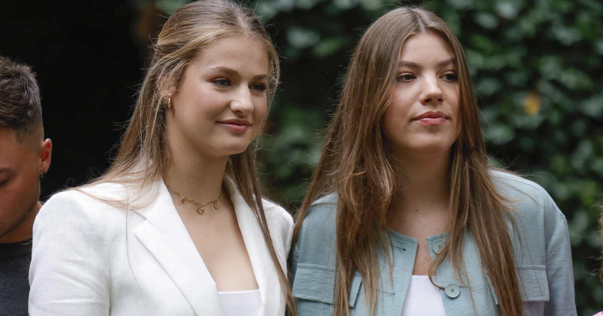 Royal Casa ha desempeñado el error con la princesa Leonor e Infanta Sofía: el mo...