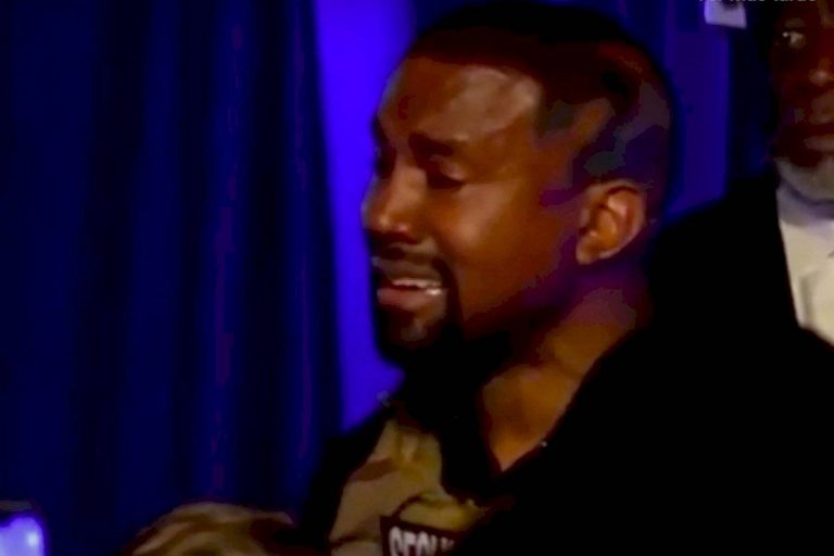 Casi mato a mi hija: Kanye West llora en su primer mitin por la presidencia de Estados Unidos