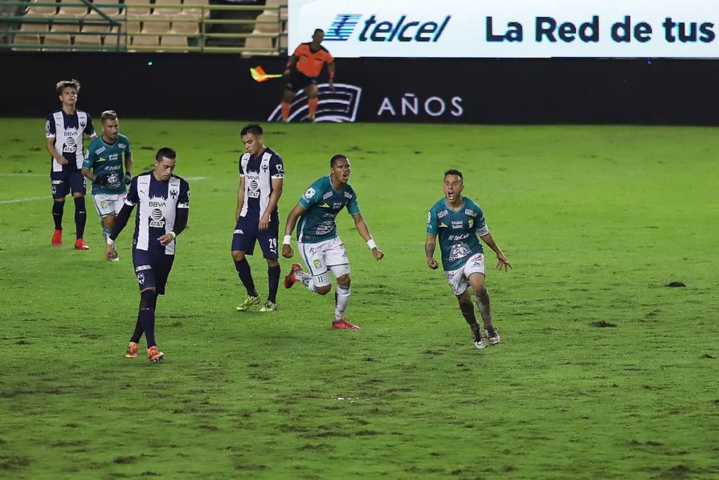 Leon vs Rayados (1-0).  Luis Montes salvó la noche con un gran gol